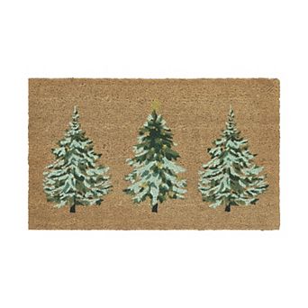 VCNY Home Winter Outdoor Coir Doormat