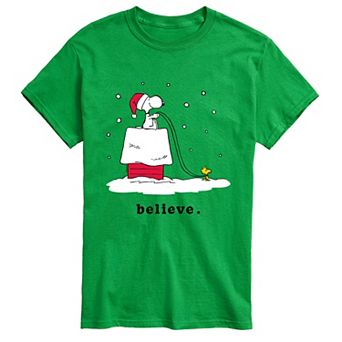 Men's Peanuts Snoopy & Woodstock Short Sleeve Graphic Tee