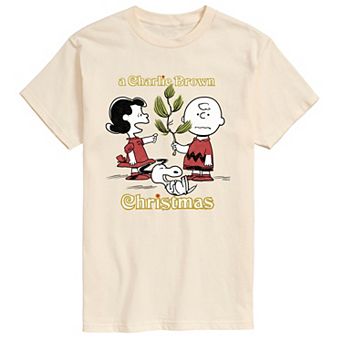 Men's Peanuts A Charlie Brown Christmas Tree Graphic Tee