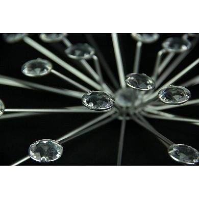 Jeweled 3D Bursting Star Wall Sculpture Set Of 3
