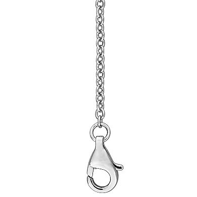 Stella Grace Sterling Silver Lab-Created White Sapphire Station Bracelet