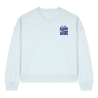 Women's Uscape Apparel Light Blue Florida Gators Cloud Sweatshirt