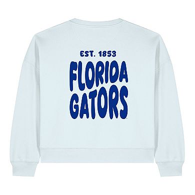 Women's Uscape Apparel Light Blue Florida Gators Cloud Sweatshirt