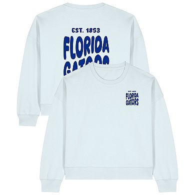 Women's Uscape Apparel Light Blue Florida Gators Cloud Sweatshirt