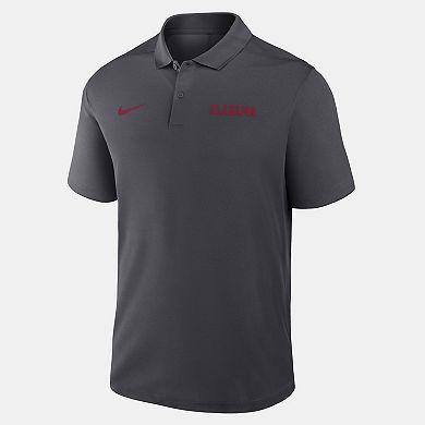 Men's Nike Anthracite Alabama Crimson Tide Dri-FIT Victory Polo
