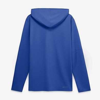 Men's Nike Royal Duke Blue Devils 2026 Sideline Lightweight Long Sleeve Hooded Dri-FIT Top