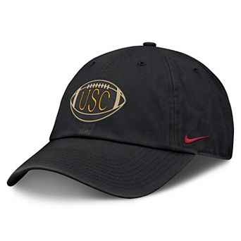 Unisex Nike Black USC Trojans Campus Prep Football Club Adjustable Hat