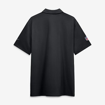 Men's Nike Black Detroit Lions Sideline Tour Dri-FIT Polo