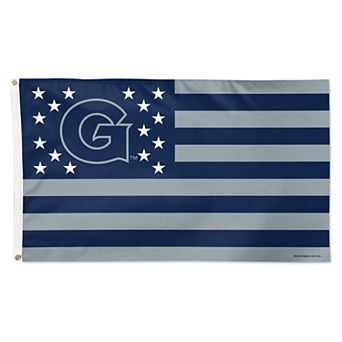 WinCraft Georgetown Hoyas 3' x 5' Single-Sided Deluxe Patriotic Stars & Stripes Flag