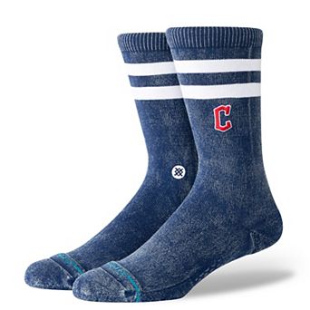 Unisex Stance Navy Cleveland Guardians Rotation Crew Socks