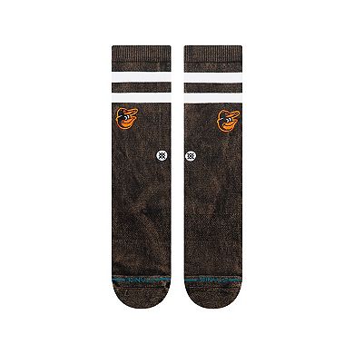 Unisex Stance Black Baltimore Orioles Rotation Crew Socks