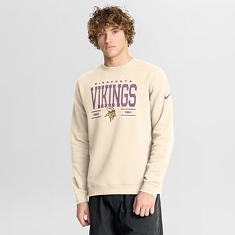 Men's Nike Natural Minnesota Vikings Always Reppin' Club Sweatshirt