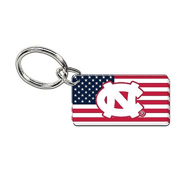 WinCraft North Carolina Tar Heels Stars & Stripes Acrylic Key Ring