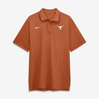 Men's Nike Texas Orange Texas Longhorns 2026 Sideline Tour Dri-FIT Polo