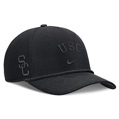 Unisex Nike Black USC Trojans Campus Prep Tonal Rope Rise 5-Panel Adjustable Hat