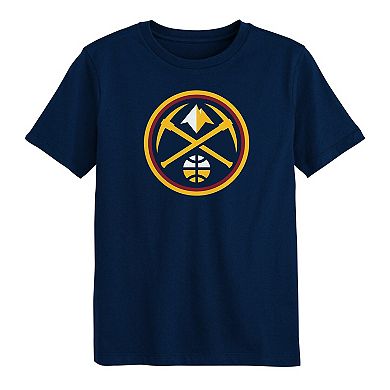 Preschool Outerstuff Navy Denver Nuggets Primary Logo T-Shirt