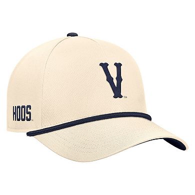 Men's Nike Natural Virginia Cavaliers Vintage Rope Rise Adjustable Hat