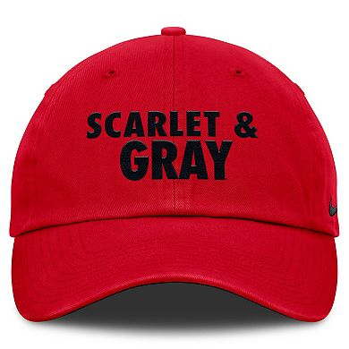 Unisex Nike Scarlet Ohio State Buckeyes Primetime Chant Club Adjustable Hat
