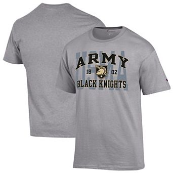 Men's Champion Heather Gray Army Black Knights Varsity T-Shirt