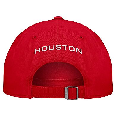 Men's Nike Red Houston Cougars 2026 Sideline Club Adjustable Hat