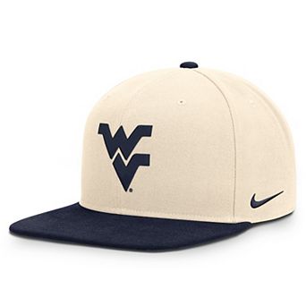 Unisex Nike Natural/Navy West Virginia Mountaineers Campus Prep Snapback Hat