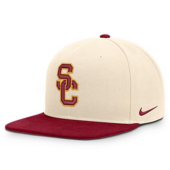 Unisex Nike Natural/Cardinal USC Trojans Campus Prep Snapback Hat