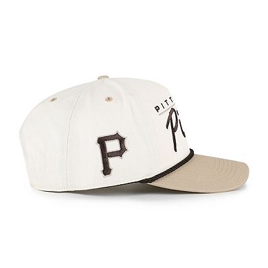 Men's '47 Natural/Tan Pittsburgh Pirates Neutral Terrain Hitch Rope Adjustable Hat