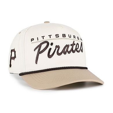 Men's '47 Natural/Tan Pittsburgh Pirates Neutral Terrain Hitch Rope Adjustable Hat
