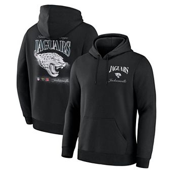Men's Fanatics Black Jacksonville Jaguars Back Logo Fleece Hoodie