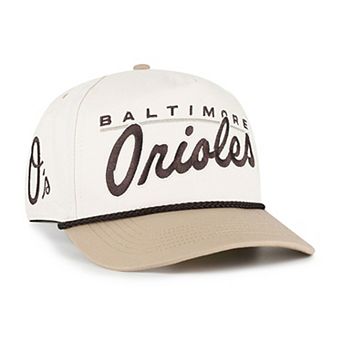 Men's '47 Natural/Tan Baltimore Orioles Neutral Terrain Hitch Rope Adjustable Hat