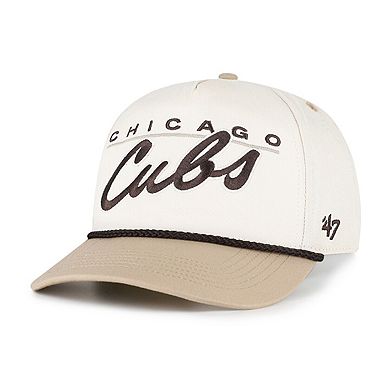 Men's '47 Natural/Tan Chicago Cubs Neutral Terrain Hitch Rope Adjustable Hat