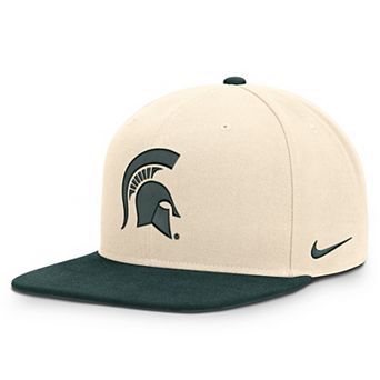 Unisex Nike Natural/Green Michigan State Spartans Campus Prep Snapback Hat