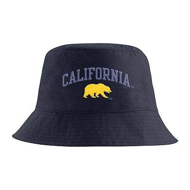 Men's Nike Navy Cal Bears Apex Striped Bucket Hat