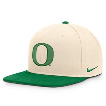 Unisex Nike Natural/Green Oregon Ducks Campus Prep Snapback Hat