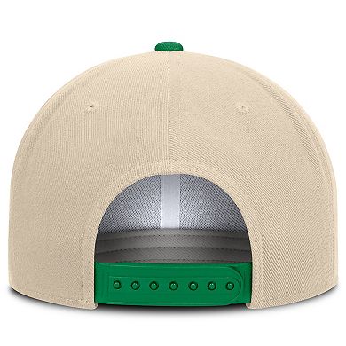 Unisex Nike Natural/Green Oregon Ducks Campus Prep Snapback Hat