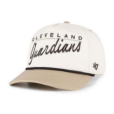 Men's '47 Natural/Tan Cleveland Guardians Neutral Terrain Hitch Rope Adjustable Hat