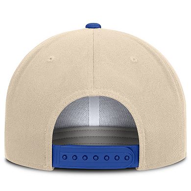 Unisex Nike Natural/Royal Kentucky Wildcats Campus Prep Snapback Hat