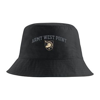 Men's Nike Black Army Black Knights Apex Striped Bucket Hat