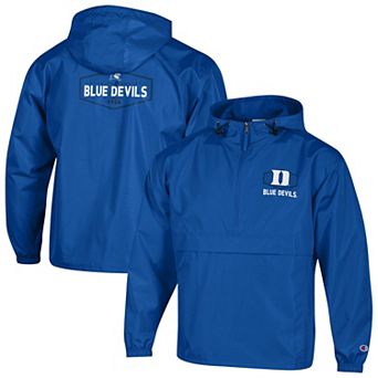 Men's Champion Royal Duke Blue Devils Delay Packable Half-Zip Jacket