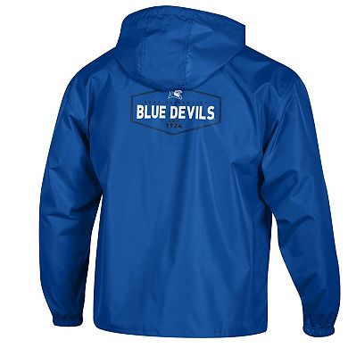 Men's Champion Royal Duke Blue Devils Delay Packable Half-Zip Jacket