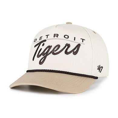 Men's '47 Natural/Tan Detroit Tigers Neutral Terrain Hitch Rope Adjustable Hat