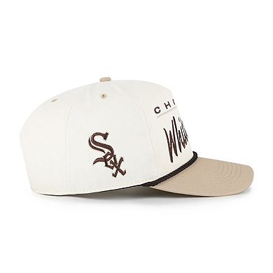 Men's '47 Natural/Tan Chicago White Sox Neutral Terrain Hitch Rope Adjustable Hat