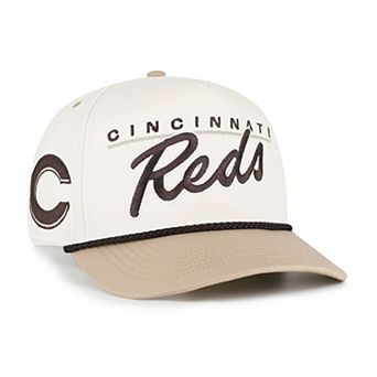 Men's '47 Natural/Tan Cincinnati Reds Neutral Terrain Hitch Rope Adjustable Hat
