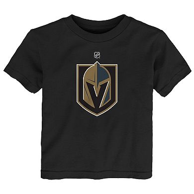 Toddler Outerstuff Black Vegas Golden Knights Primary Logo T-Shirt