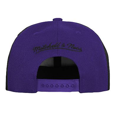 Youth Mitchell & Ness Black Phoenix Suns Mascot Snapback Hat