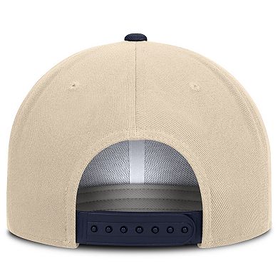 Unisex Nike Natural/Navy Arizona Wildcats Campus Prep Snapback Hat