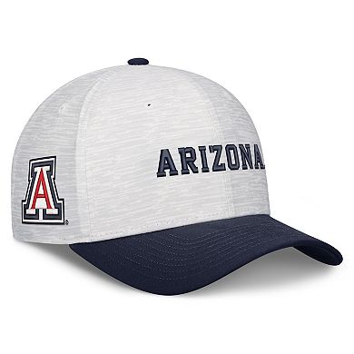 Unisex Nike White/Navy Arizona Wildcats Primetime Rise Adjustable Hat