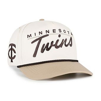 Men's '47 Natural/Tan Minnesota Twins Neutral Terrain Hitch Rope Adjustable Hat