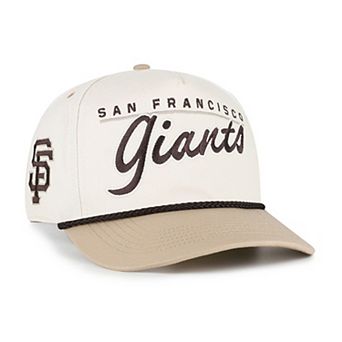Men's '47 Natural/Tan San Francisco Giants Neutral Terrain Hitch Rope Adjustable Hat