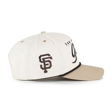 Men's '47 Natural/Tan San Francisco Giants Neutral Terrain Hitch Rope Adjustable Hat